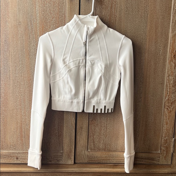 Lululemon Define Jacket Cropped SPECIAL EDITION *Gold White - Picture 2 of 4